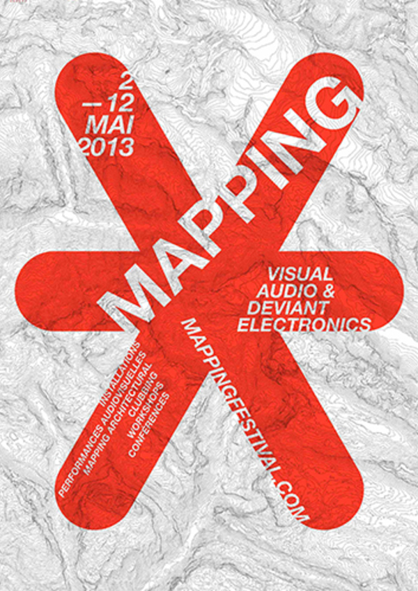 Affiche mapping 2013